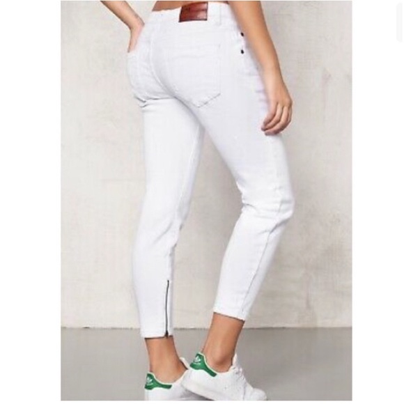 One Teaspoon Distressed Cropped Jeans Size 27 - Picture 2 of 8